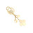 Key ring Vivienne Black