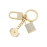 Key ring Séraphine Light Grey
