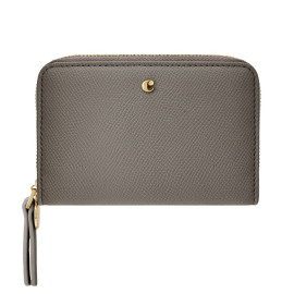 Zipped wallet Séraphine Taupe