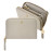 Zipped wallet Séraphine Light Grey