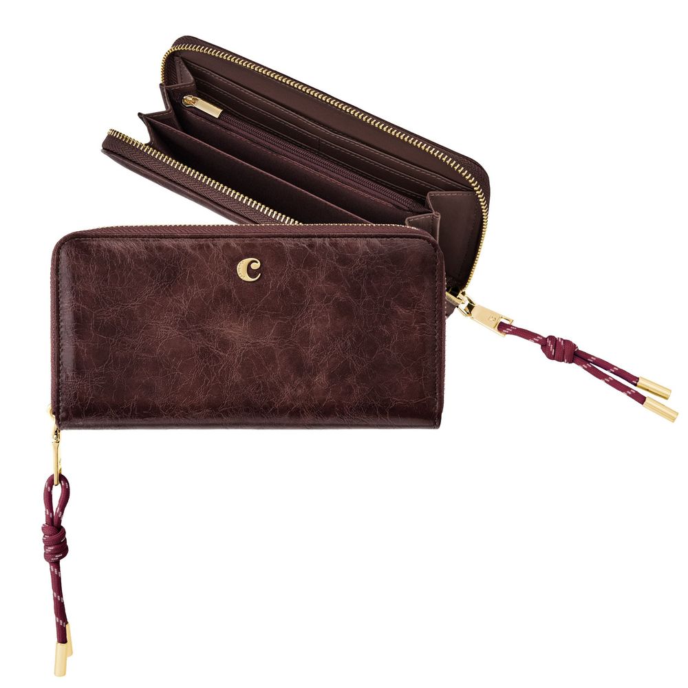 Travel wallet Philomène Burgundy