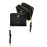 Card wallet with flap Philomène Black