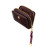 Card wallet with flap Philomène Burgundy