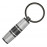 Key ring Bold Stripe Chrome & Gun