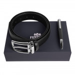 Set Festina Black (ballpoint pen & belt)