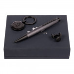 Set (ballpoint pen, key ring & cufflinks)