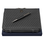 Set Interlace Black (ballpoint pen & conference folder A5)