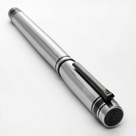 Fountain pen Bold Stripe Chrome & Gun