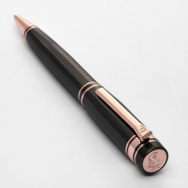 Ballpoint pen Bold Stripe Gun & Rosegold