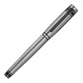 Rollerball pen Bold Stripe Chrome & Gun