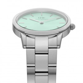 Watch Iconic Link Silver&Pastel-green D28