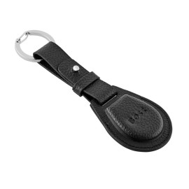 Key ring with AirTag holder Classic Grained Black