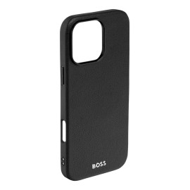 iPhone case Grained Black 16 Pro Max