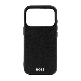 Case for iPhone 17 Pro Grained Black