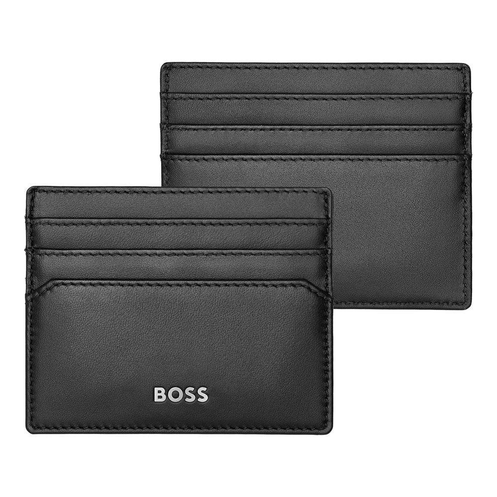 Card holder Classic Smooth Black