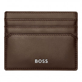 Card holder Classic Smooth Brown