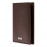 Folding card holder Classic Smooth Brown