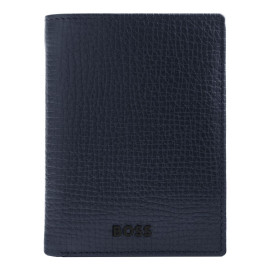 Folding card holder Grid Navy