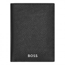 Card holder Trifold Classic Grained Black