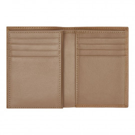 Card holder trifold Classic Grained Camel