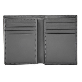 Card holder with flap Double B Saffiano Grey