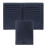 Card holder with flap Grid Navy