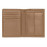 Card holder with flap and money pocket Classic Grained Camel