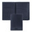 Card holder with flap and money pocket Grid Navy