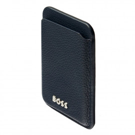 Card holder with Magnet Mobile Classic Grained Navy