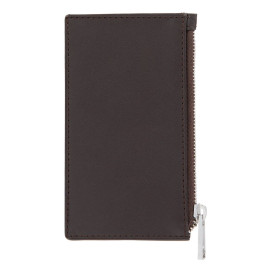 Card holder zip Classic Smooth Brown