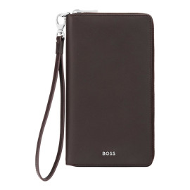 Travel wallet Classic Smooth Brown