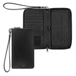 Travel wallet Grid Black