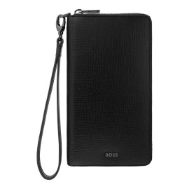 Travel wallet Grid Black