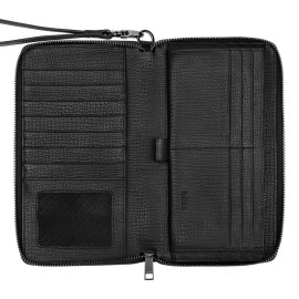 Travel wallet Grid Black
