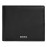 Money wallet with flap Classic Smooth Black