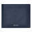 Money wallet with flap Classic Grained Navy