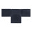 Money wallet with flap Grid Navy