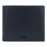 Money wallet with flap Grid Navy