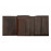 Money wallet Vertical flap Classic Smooth Brown