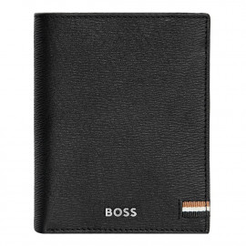 Money wallet Vertical flap Iconic Black
