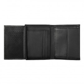 Money wallet Vertical flap Iconic Black