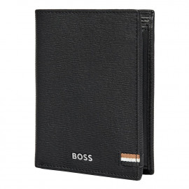 Money wallet Vertical flap Iconic Black
