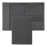 Passport holder Double B Saffiano Grey