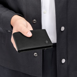 Wallet Double B Saffiano Black