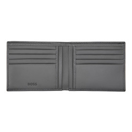 Wallet Double B Saffiano Grey