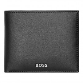 Wallet with flap Classic Smooth Black