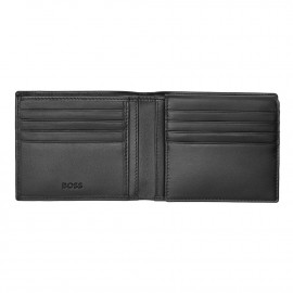 Wallet with flap Classic Smooth Black