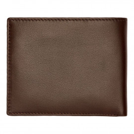Wallet with flap Classic Smooth Brown