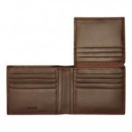 Wallet with flap Classic Smooth Brown