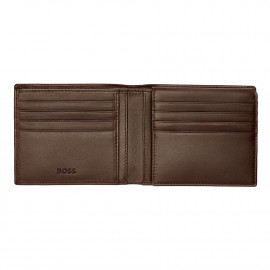 Wallet with flap Classic Smooth Brown